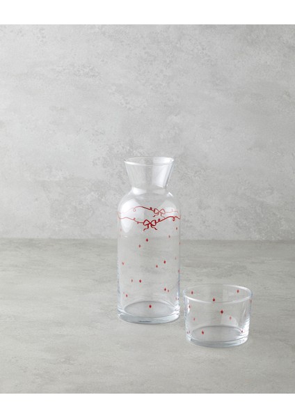 Ribbon Joy Cam Sürahi 700 ml + 220 ml Kırmızı fiyatları