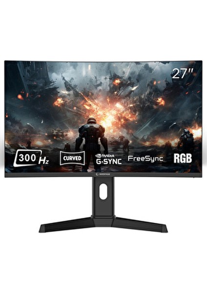 Drop DR27C300F 27 300Hz 1ms Fast Va Fhd Rgb Pivot R1500 Curved Oyuncu Monitörü fırsatları