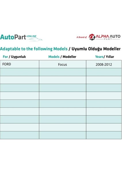 Ford Focus Için Ön-Arka Sağ-Sol Cam Kriko Makarası indirimleri
