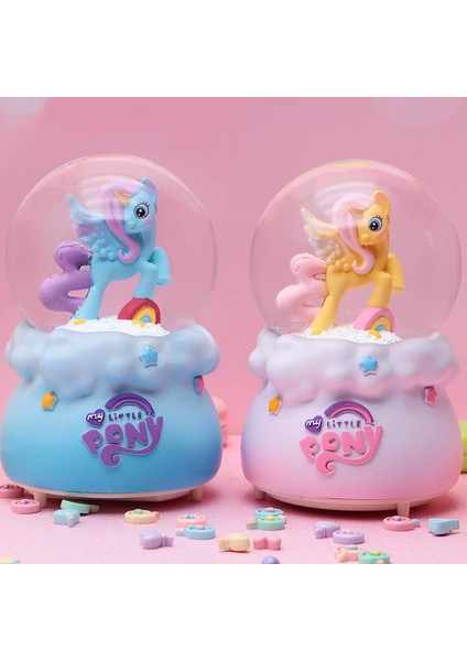 Sevimli My Little Pony Işıklı Müzikli Orta Boy Kar Küresi modelleri