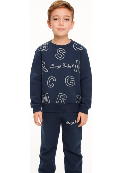 Çocuk Alt Üst Takım – 3 Iplik Şardonlu, Kalın Kumaş, Kışlık Rahat Takım I Sıcak Tutan Yumuşak ve Şık