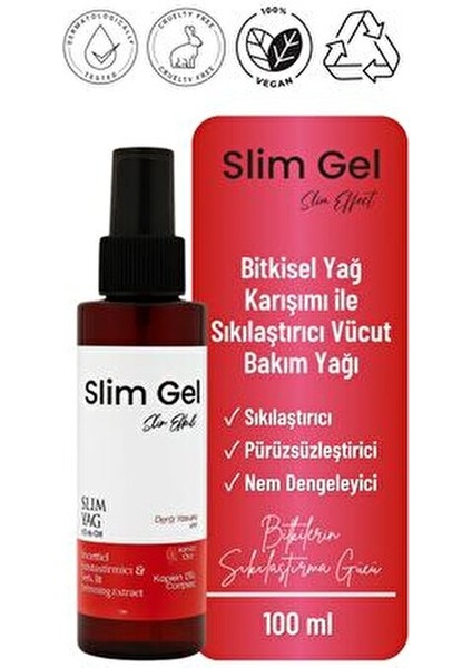 Slim Oil – Bitkisel Yağ Karışımı ile Sıkılaştırıcı, Nemlendirici Pürüzsüzleştirici Vücut Bakım Yağı fiyatları