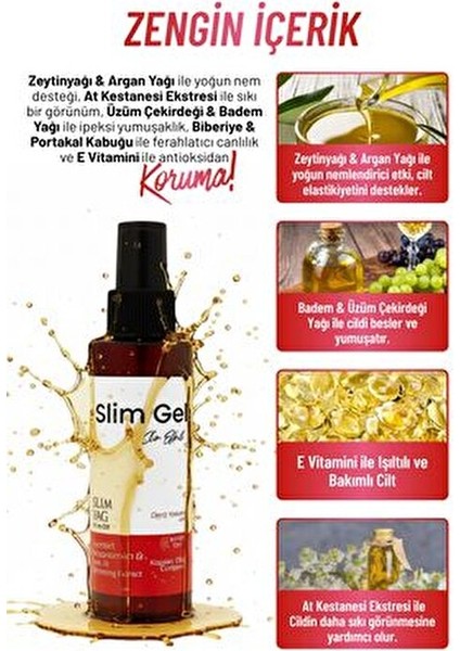 Slim Oil – Bitkisel Yağ Karışımı ile Sıkılaştırıcı, Nemlendirici Pürüzsüzleştirici Vücut Bakım Yağı fırsatları