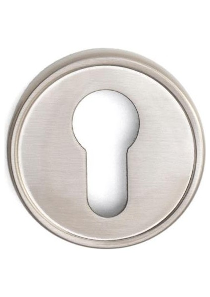 RO14 Kapı Kolu Rozeti Yale (Dış Kapı) Saten Nikel Mat 52X52X11 mm