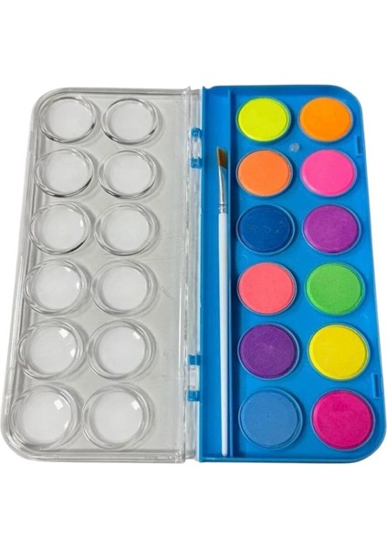 Keyroad Neon Sulu Boya Seti 12 Renk modelleri