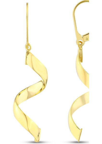 Tasarım Altın Küpe - 14K