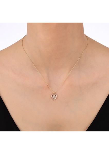 Altın Kalp Kolye - 14K modelleri
