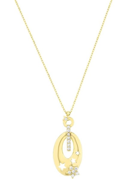 Altın Tasarım Kolye - 14K