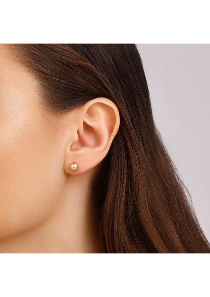 Altın Top Küpe - 14K modelleri