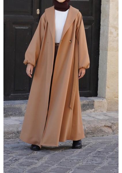 Şal Yaka Kaban - Sütlü Kahve modelleri