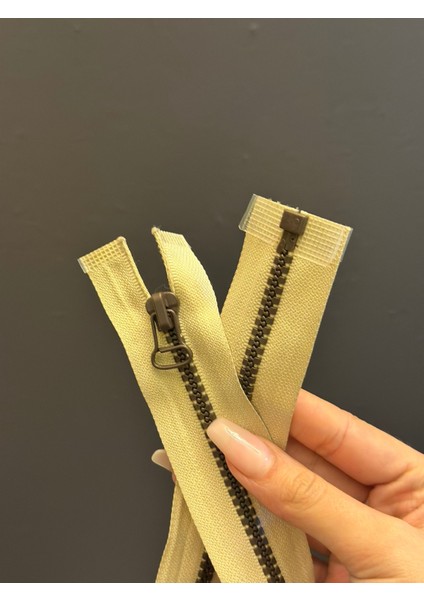 44X4 cm Krem Rengi Dişli Fermuar fırsatları