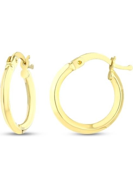 Altın Halka Küpe - 14K