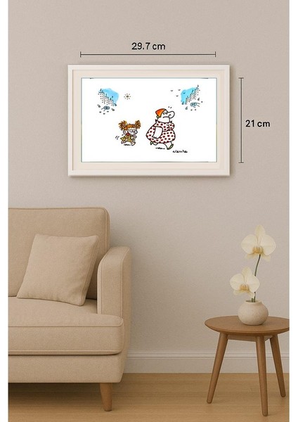 Marcelo Barreto De Lacerda 29X21CM Orijinal Karikatür Tablo indirimleri