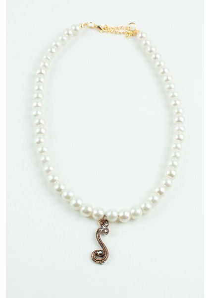 Cam Inci Bronz Uçlu Kolye modelleri