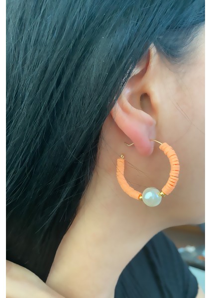 Turuncu Fimo Küpe fiyatları