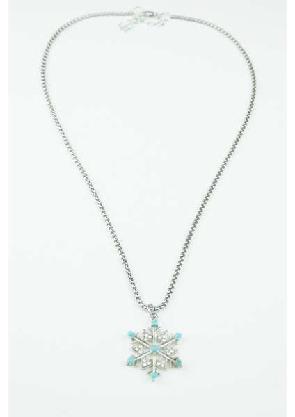 Zirkon Taşlı Kartanesi Figür Uçlu Gümüş Renk Çelik Kolye modelleri