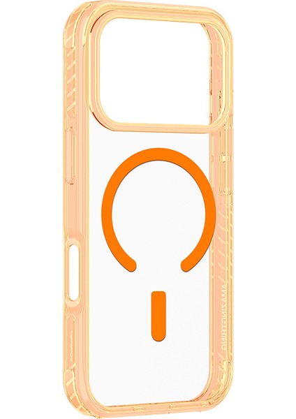 iPhone 17 Pro Max Uyumlu Kılıf M-Safeli Airbag Amazingthing Titan Pro Serisi Kapak Turuncu indirimleri