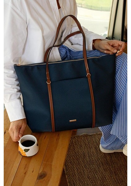 Çift Saplı Paraşüt Kumaş Geniş Günlük Omuz Çantası