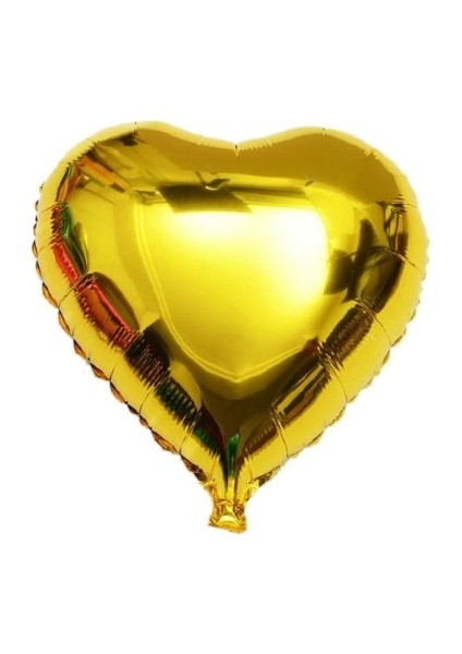 Kalp Balon Folyo Sarı 60 cm 24 Inç
