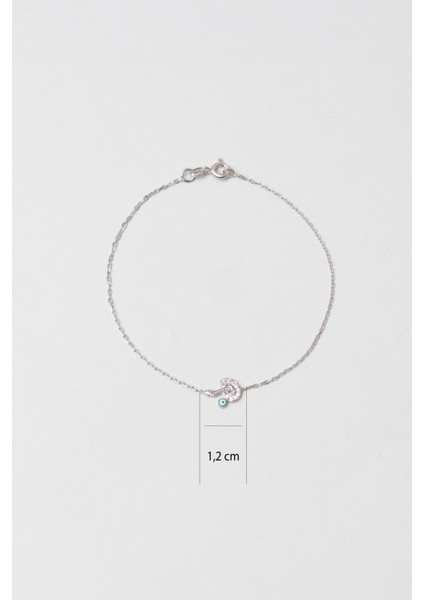 P Harfi 18 Ayar Beyaz Altın Kaplama 19 cm Gümüş Bileklik fiyatları