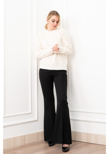 Elara Taşlı Baklava Desen Triko Kazak 24215 fiyatları