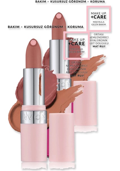 Hydramatic Mat Ruj Hydra Nude Ikili Set