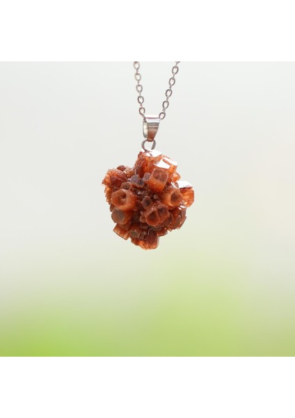 Aragont Taşı Çelik Kolye Ucu fiyatları