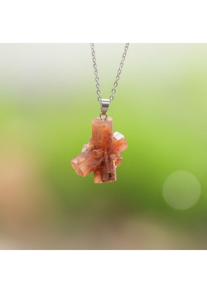 Aragont Taşı Çelik Kolye Ucu indirimleri