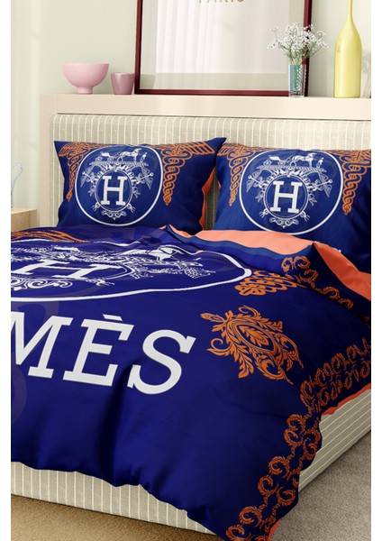 Nevresim Takımı Çift Kişilik Pamuklu Saten Kumaş 6 Parça 3D Dijital Baskı Duvet Cover Set Model No: modelleri