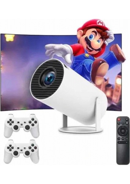 Taşınabilir Android Projeksiyon Ayaklı Çift Kollu 4K Çözünürlüklü Sinema Projeksiyonu modelleri