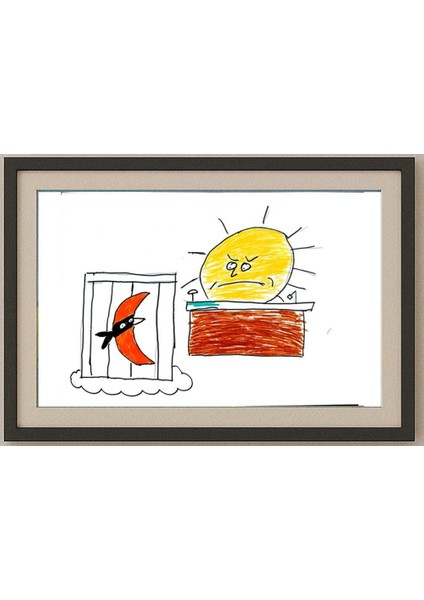 Kochurin Matvey 29X21CM Orijinal Karikatür Tablo