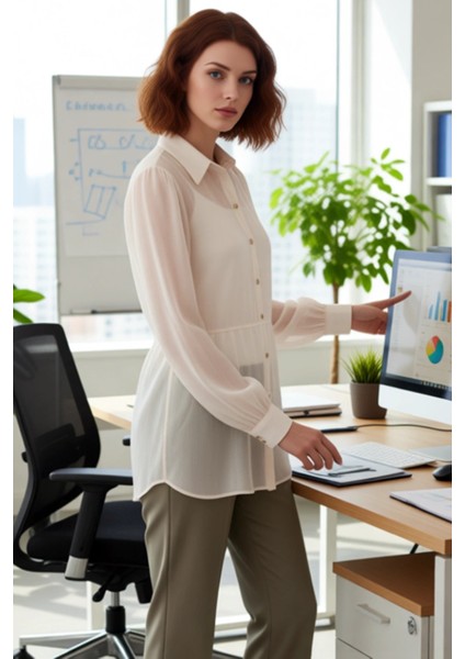 Kadın Saten Dokuma Gömlek Fonksiyonel Dayanıklı Kaliteli Konforlu Estetik Premium Modern Şık modelleri