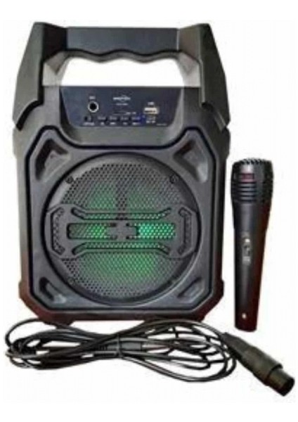 Bluetooth Hoparlör LED Işıklı Taşınabilir Kablosuz Speaker Uzun Pil Ömrü fiyatları