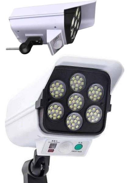 Solar Lamba Kamera Görünümlü Duvar Lambası Dönebilen Bahçe Aydınlatması - F788K408-U58788 modelleri