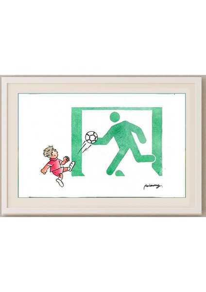 Lou Pei Dong 29X21CM Orijinal Karikatür Tablo fırsatları