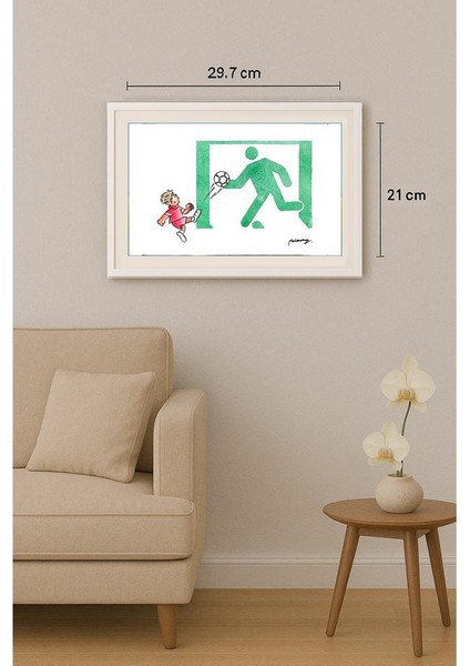 Lou Pei Dong 29X21CM Orijinal Karikatür Tablo indirimleri