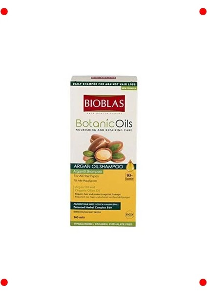 Argan Yağlı Saç Dökülme Karşıtı Şampuan 360 ml