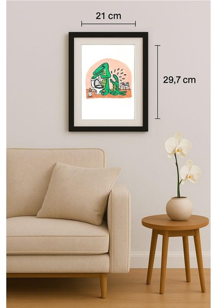 Dieter Bevers 29X21CM Orijinal Karikatür Tablo fiyatları