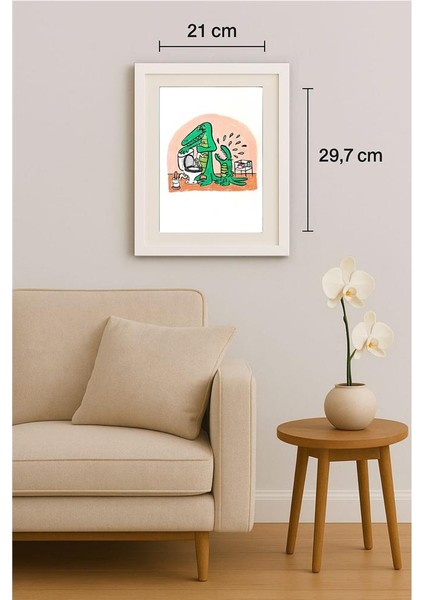 Dieter Bevers 29X21CM Orijinal Karikatür Tablo indirimleri