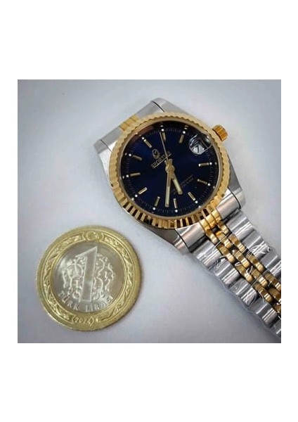 Analog Quartz Makina Metal Erkek Kol Saati Siyah Kadran Su Geçirmez fiyatları