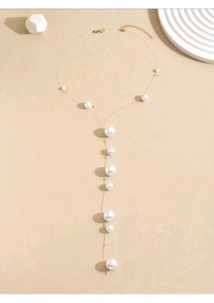 Sky Gökyüzü Hayalet Inci Kolye modelleri