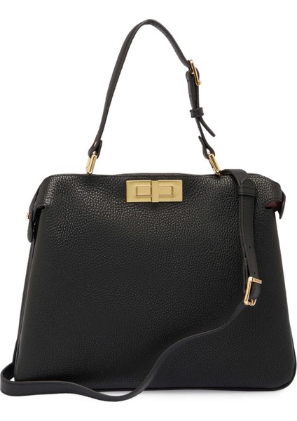 Siyah Hakiki Deri Kadın El Çantası - S25K1BC80444-A41 modelleri