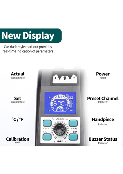 Yihua 982 C210 Kalem Havya Istasyonu modelleri