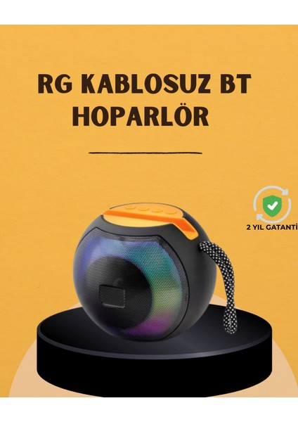 360° Stereo Surround Sesli Taşınabilir Hoparlör