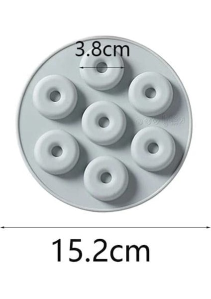 Silikon Mini Donut Çikolata ve Jelibon Kalıbı 7 Li fiyatları