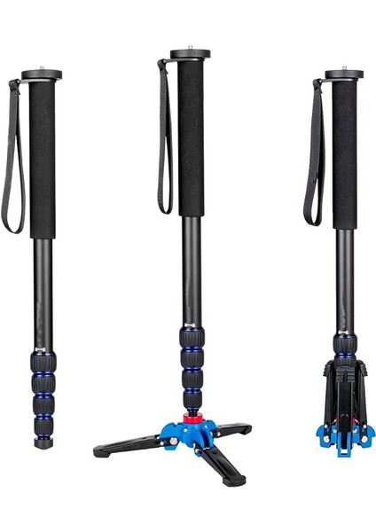Profesyonel 175CM Metal Ayaklı Monopod Tripod Pro 7531 Monopod 5kg Taşıma Kapasiteli