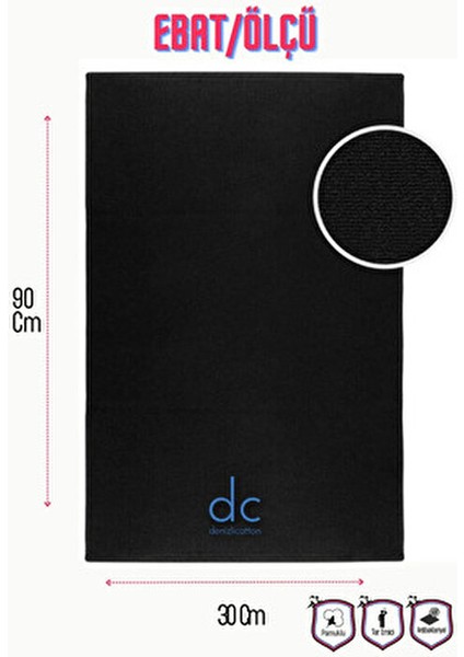 Nakışlı Sporcu Havlusu Pamuklu, Anti Bakteriyel, Ter Emici Fitness Plates Boks Tenis Spor Havlusu