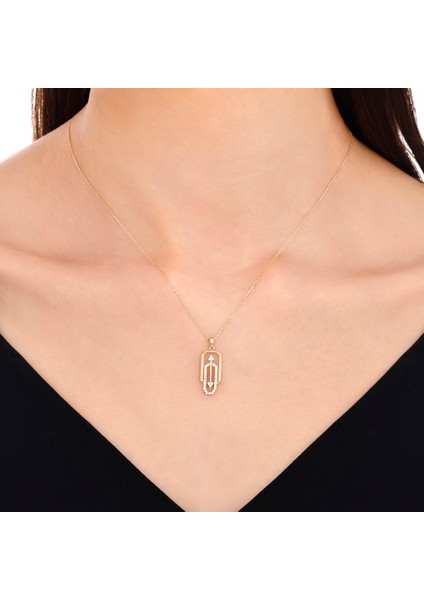 Altın Tasarım Kolye - 14K modelleri