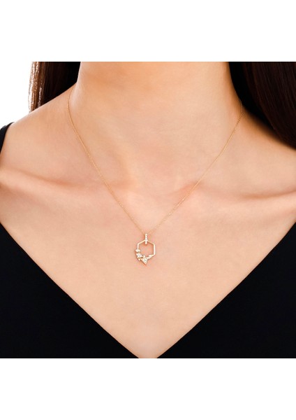 Altın Tasarım Kolye - 14K modelleri