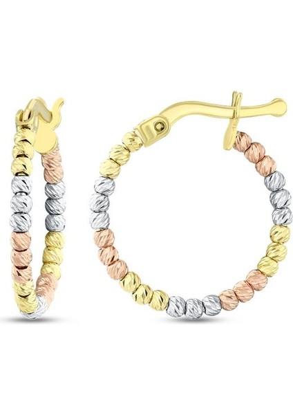 Altın Halka Küpe - 14K